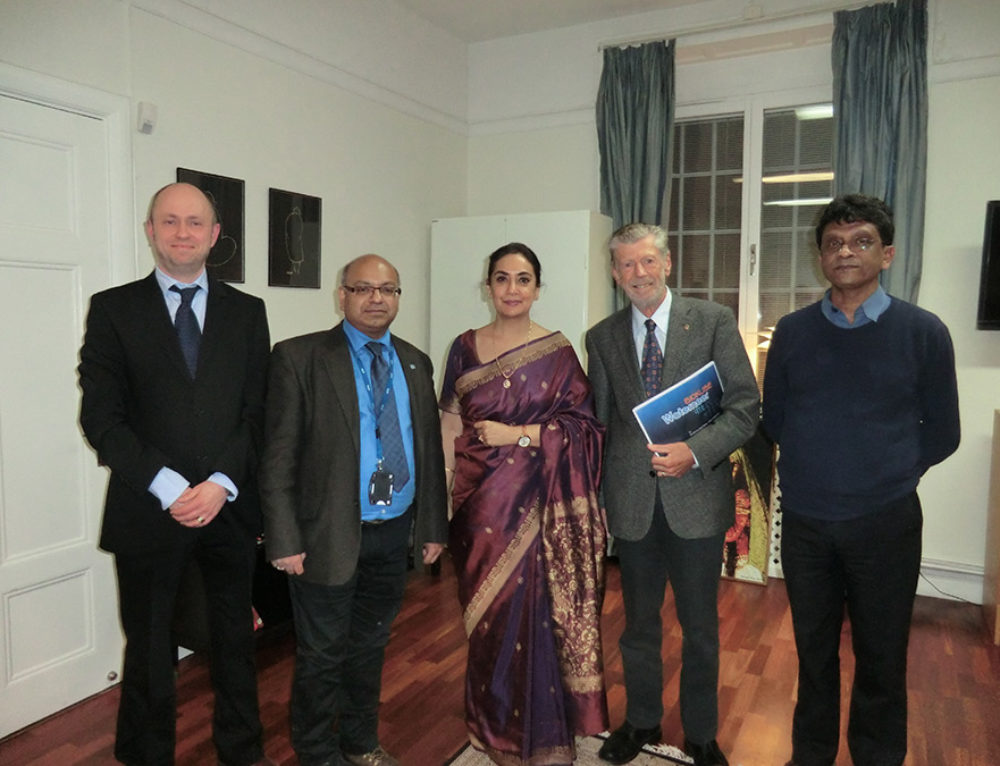 Torbjorn Wold with Respected – Indian Ambassador – Ms.Monica Kapil Motha